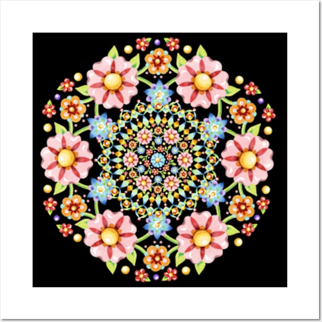 Millefiori Rosette Wall Art by PatriciaSheaArt